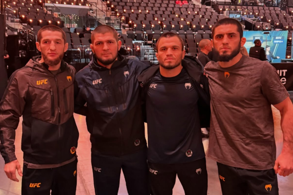 Tagir Ulanbekov, Khabib Nurmagomedov, Umar Nurmagomedov, Islam Makhachev