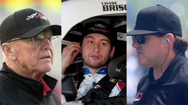 Joe Gibbs, Chase Briscoe, Tony Stewart