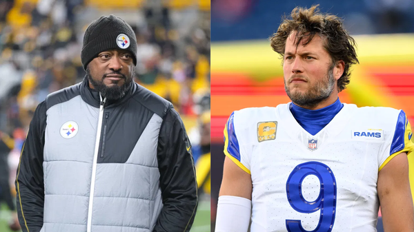 Mike Tomlin and Matthew Stafford