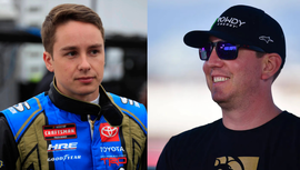 Christopher Bell and Kyle Busch