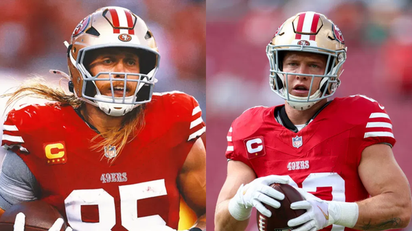 Christian McCaffrey and George Kittle