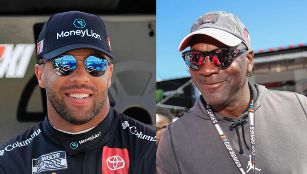 Bubba Wallace and Michael Jordan