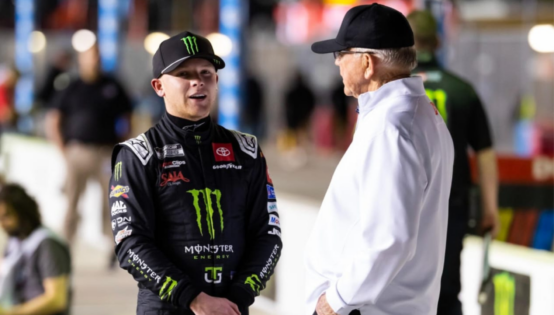 Ty Gibbs and Joe Gibbs