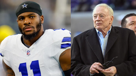 Micah Parsons and Jerry Jones
