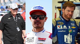Rick Hendrick, Kyle Larson, Dale Jr