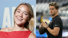 Joe Burrow and Olivia Ponton