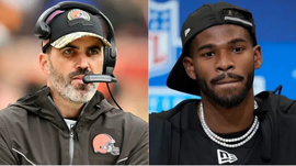 Kevin Stefanski and Shedeur Sanders