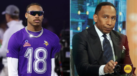 Justin Jefferson and Stephen A. Smith