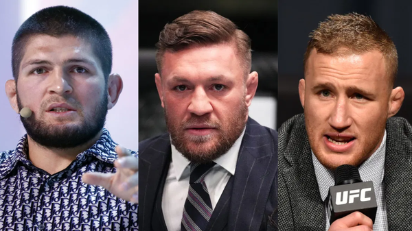 Khabib Nurmagomedov, Conor McGregor, Justin Gaethje