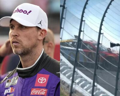 Denny Hamlin, Crash Kurt Busch