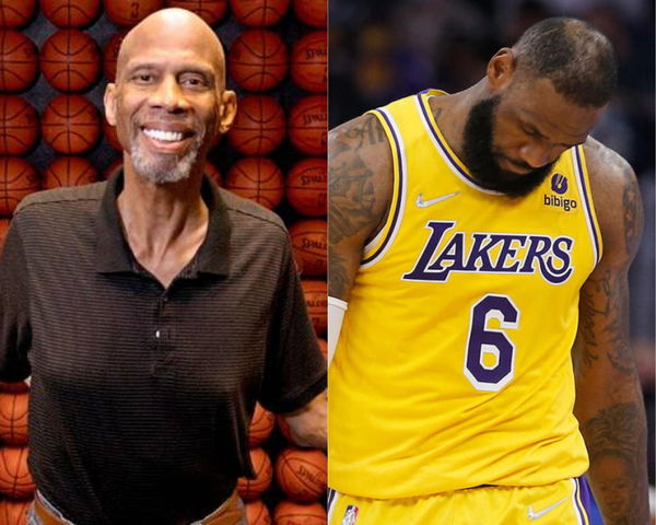 Kareem Abdul Jabbar and LeBron James