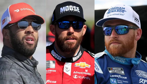 Bubba Wallace, Ross Chastain, Chris Buescher