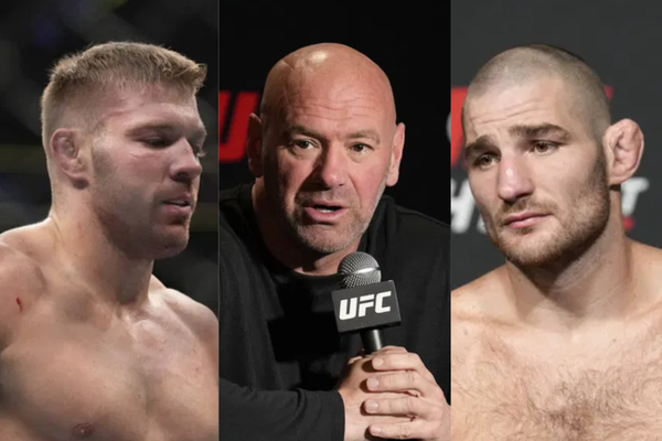 Dricus Du Plessis, Dana White, Sean Strickland