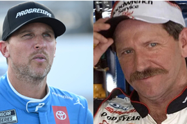 Denny Hamlin and Dale Earnhardt