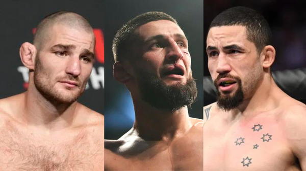 Sean Strickland, Khamzat Chimaev, Robert Whittaker