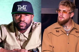 Floyd Mayweather and Jake Paul