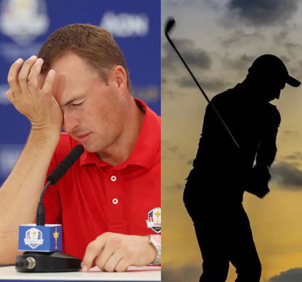 Jordan Spieth Silhouette Golfer