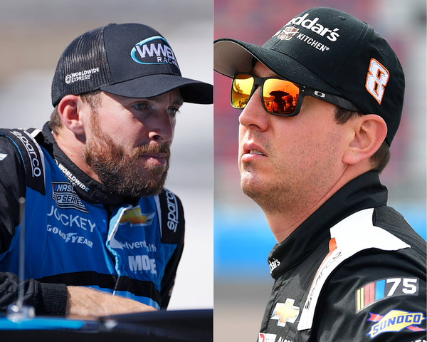 Ross Chastain and rival Kyle Busch