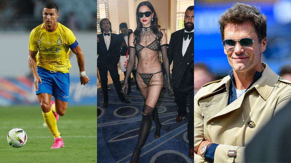 Tom Brady, Irina Shayk and Cristiano Ronaldo