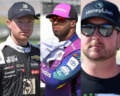 Tyler Reddick, Bubba Wallace, Kurt Busch