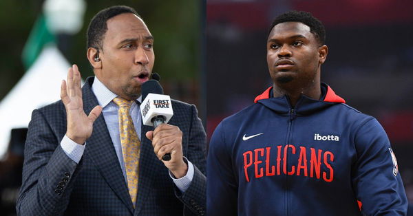 Zion Williamson and Stephen A. Smith