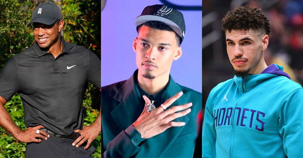 Tiger Woods, Victor Wembanyama, LaMelo Ball