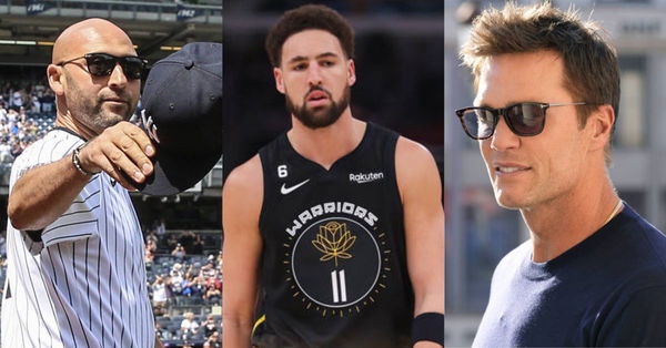 Derek Jeter, Klay Thompson, Tom Brady