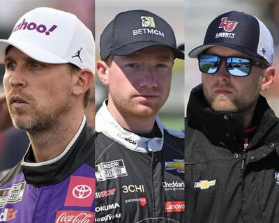 Denny Hamlin, Tyler Reddick, William Byron