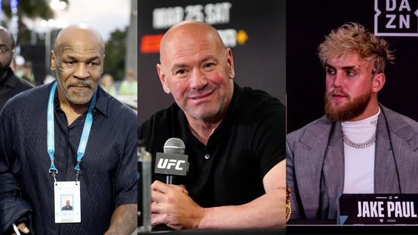 Mike Tyson, Dana White, Jake Paul