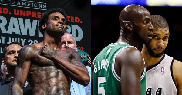 Errol Spence, Kevin Garnett, Tim Duncan