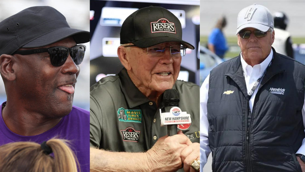 Michael Jordan, Joe Gibbs, Rick Hendrick