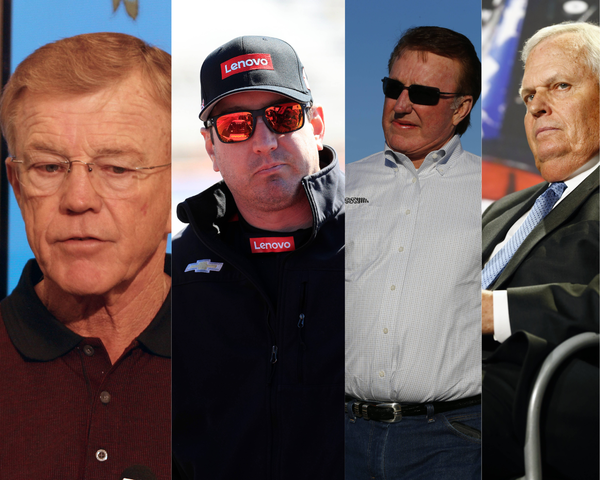 Joe Gibbs, Kyle Busch, Richard Childress and Rick Hendrick