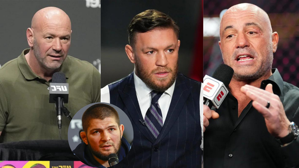 Dana White,Conor McGregor, Khabib Nurmagomedov, Joe RoganA