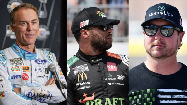 Kevin Harvick, Bubba Wallace, Kurt Busch