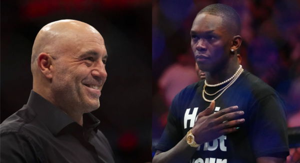 Joe Rogan and Israel Adesanya