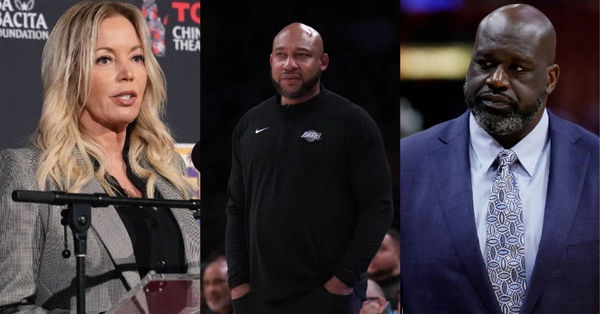 Jeanie Buss, Darvin Ham, Shaquille O&#8217;Neal