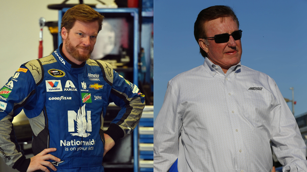 Dale Earnhardt Jr and Richard Childress