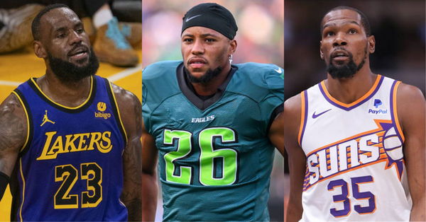 LeBron James, Saquon Barkley, Kevin Durant