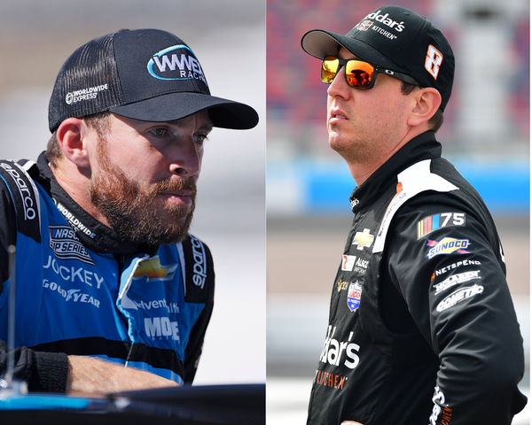 Ross Chastain and Kyle Busch