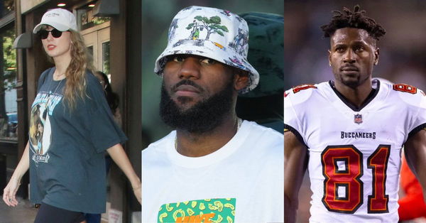 Taylor Swift, LeBron James, Antonio Brown