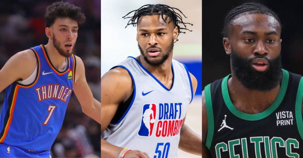 Chet Holmgren, Bronny James, Jaylen Brown