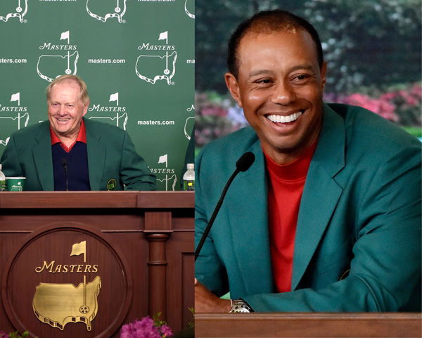 Jack Nicklaus and Tiger Woods