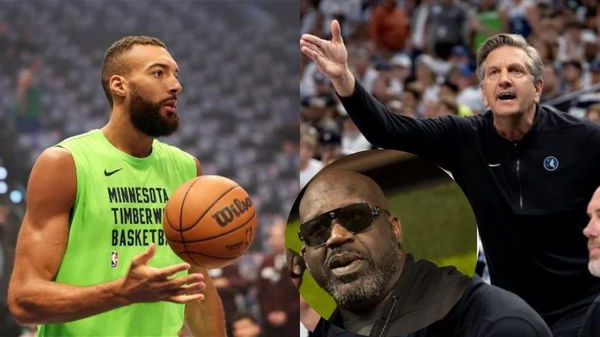 Rudy Gobert, Chris Finch, Shaquille O&#8217;Neal