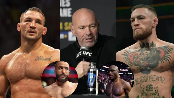 Michael Chandler,Dana WHite,COnor McGregor,Belal Muhammad,Kamaru Usman