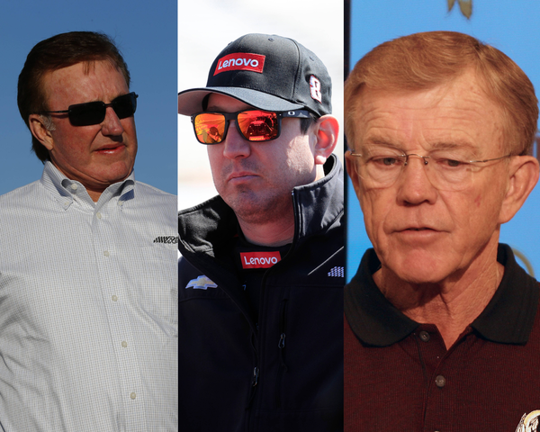 Richard Childress, Kyle Busch and Joe Gibbs