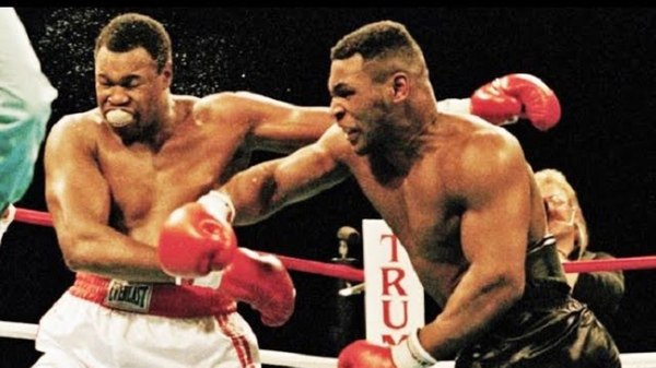 Mike Tyson ko of Larry Holmes