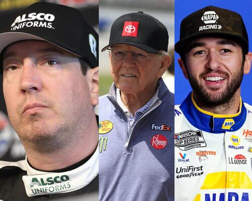 Kyle Busch, Joe Gibbs, Chase Elliott