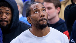 Kawhi Leonard ahead of Spurs match up