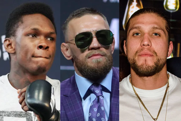 Israel Adesanya, Conor McGregor, Brian Ortega