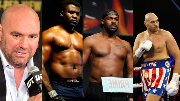 Dana White, Francis Ngannou, Tyson Fury, Jon Jones